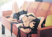 A tight teen poses and